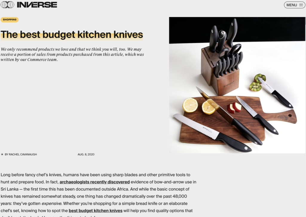 The Best Budget Kitchen Knives